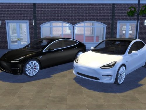 Tesla Model 3 at LorySims