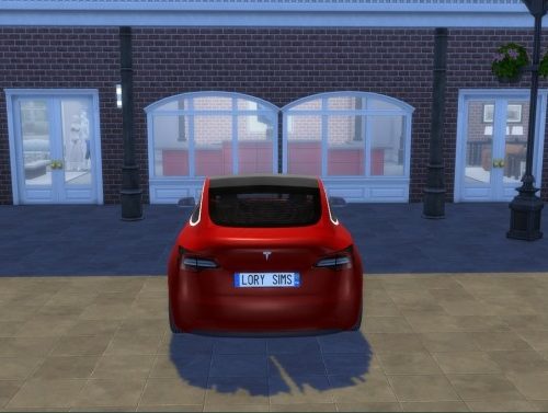 Tesla Model 3 at LorySims