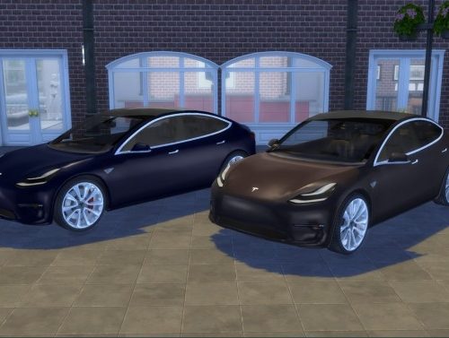 Tesla Model 3 at LorySims
