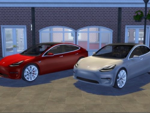 Tesla Model 3 at LorySims