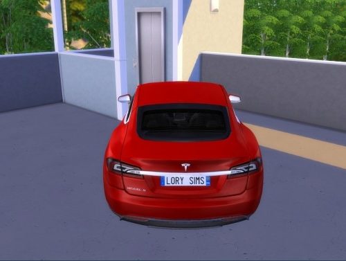 Tesla Model S 2017 at LorySims