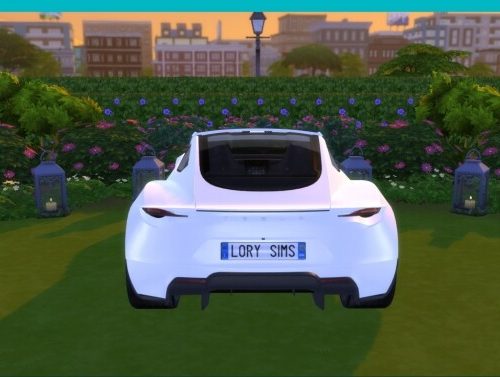 Tesla Roadster 2.0 at LorySims