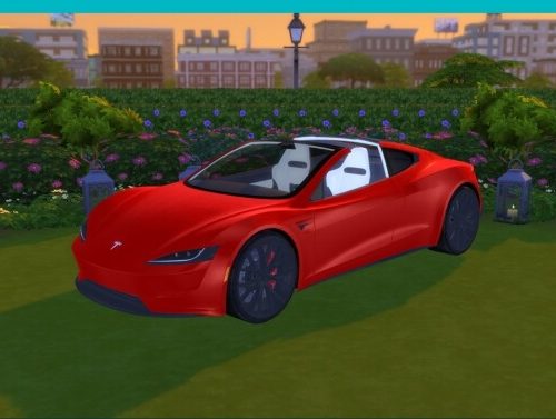 Tesla Roadster 2.0 at LorySims