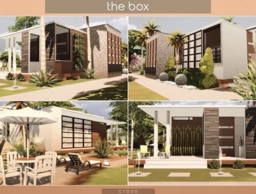 The Box house by Praline at Cross Design