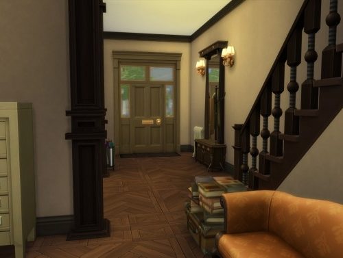 The Brownstone – Elementary house by Emyclarinet at Mod The Sims