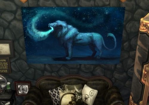 THE FAMILIARS II paintings at Paradoxx Sims