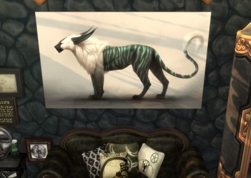 THE FAMILIARS II paintings at Paradoxx Sims