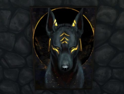 THE FAMILIARS wall art at Paradoxx Sims