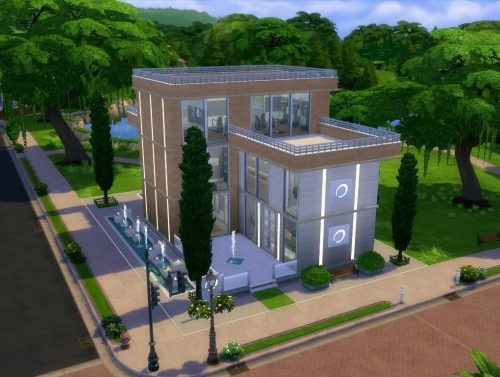 The futuristic spa by iSandor at Mod The Sims