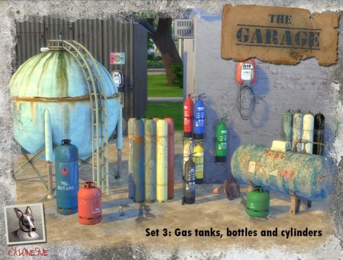 The Garage - Set 3: Gas Tanks, Bottles and Cylinders