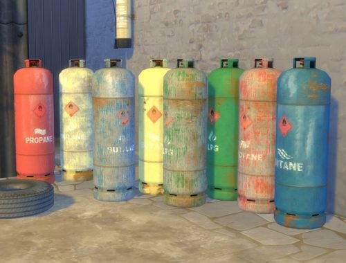 The Garage - Set 3: Gas Tanks, Bottles and Cylinders