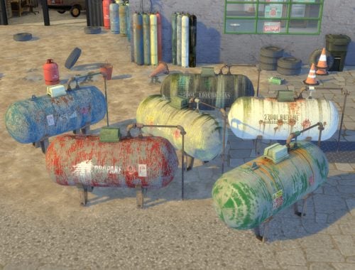 The Garage - Set 3: Gas Tanks, Bottles and Cylinders