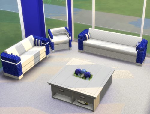 The Glittery Living Room Set
