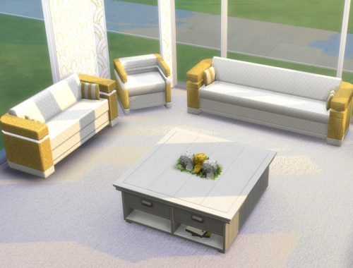 The Glittery Living Room Set