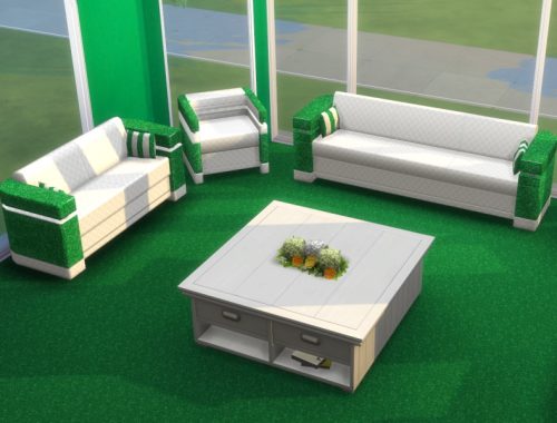 The Glittery Living Room Set