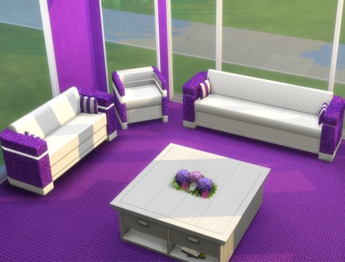 The Glittery Living Room Set