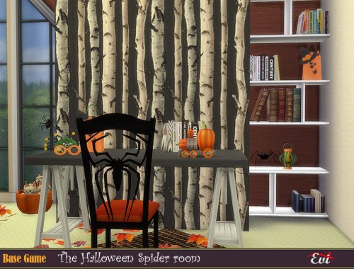 The Halloween Spider bedroom