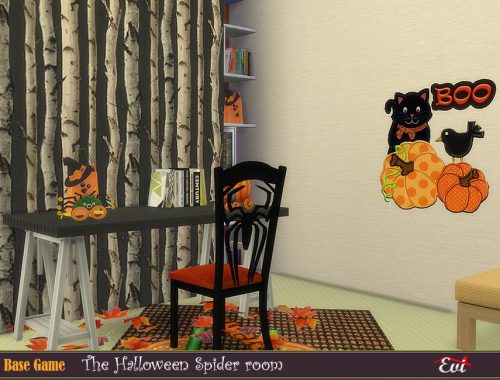 The Halloween Spider bedroom