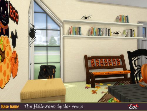 The Halloween Spider bedroom