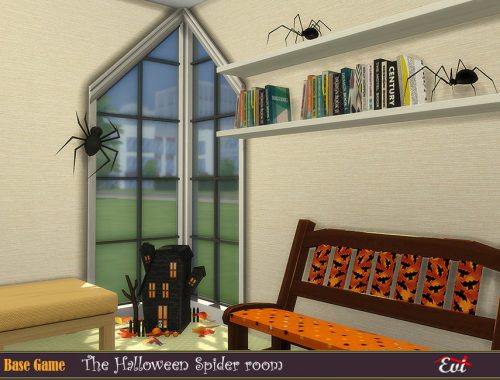 The Halloween Spider bedroom
