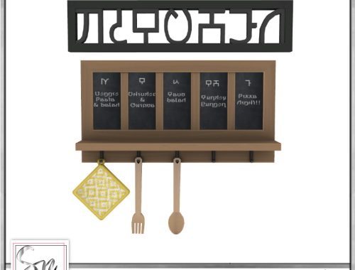 The Lazy Decorator Kitchen Chalkboard at Simthing New