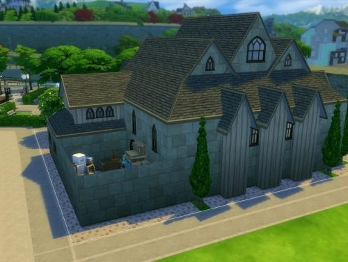 The Leaky Cauldron Harry Potter builds by iSandor at Mod The Sims
