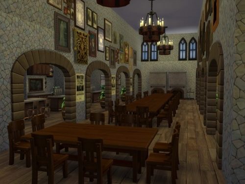 The Leaky Cauldron Harry Potter builds by iSandor at Mod The Sims