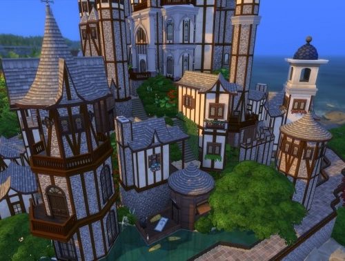 The Lifted Kingdom NO CC by wouterfan at Mod The Sims