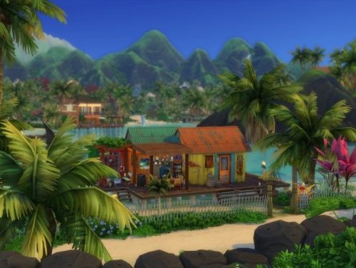 The Looter’s Cabin Off-The-Grid No CC by Caradriel at Mod The Sims