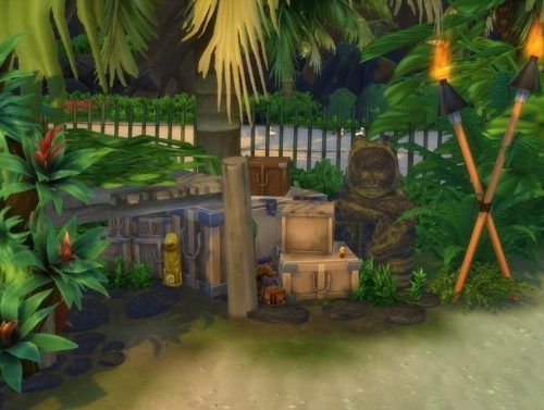 The Looter’s Cabin Off-The-Grid No CC by Caradriel at Mod The Sims