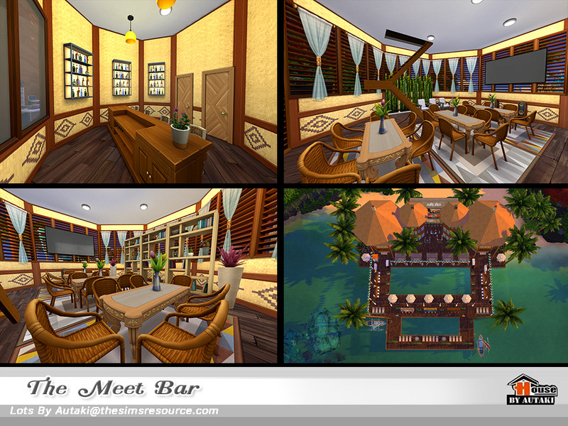 The Meet Bar Nocc The Sims 4 Catalog