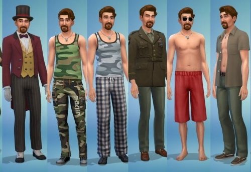 The Melchett family at KyriaT’s Sims 4 World