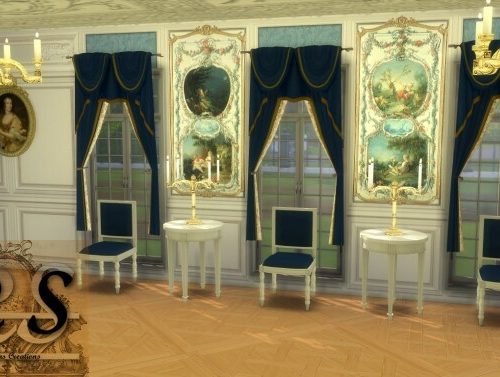 The Neoclassical Living Room at Regal Sims