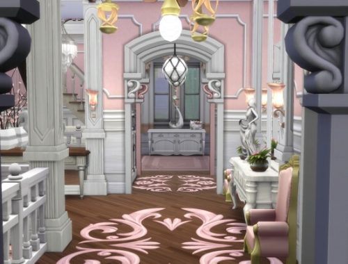 The Pink Victorian mansion by alexiasi