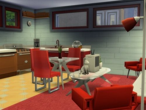 The Proxima Mid-Century Modern Home by DominoPunkyHeart