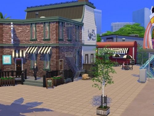 The Roadstead Plaza CC Free by kiimy_2_Sweet at Mod The Sims