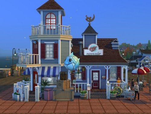 The Rusty Lobster restaurant CC Free by kiimy_2_Sweet at Mod The Sims
