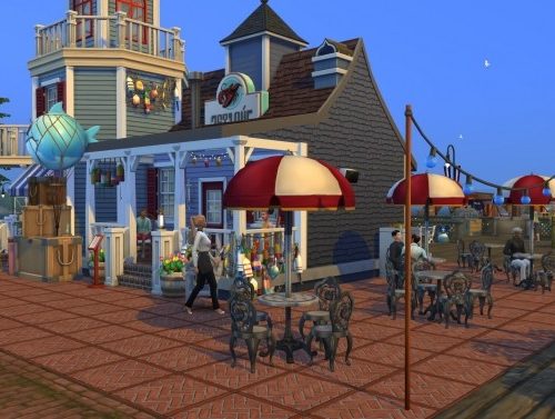 The Rusty Lobster restaurant CC Free by kiimy_2_Sweet at Mod The Sims