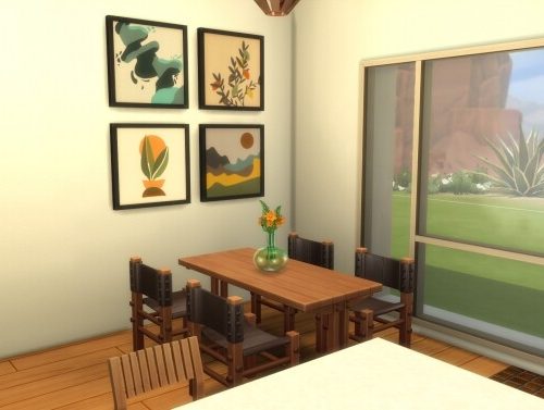 The Sims 4 Eco Kitchen Custom Stuff Pack by littledica