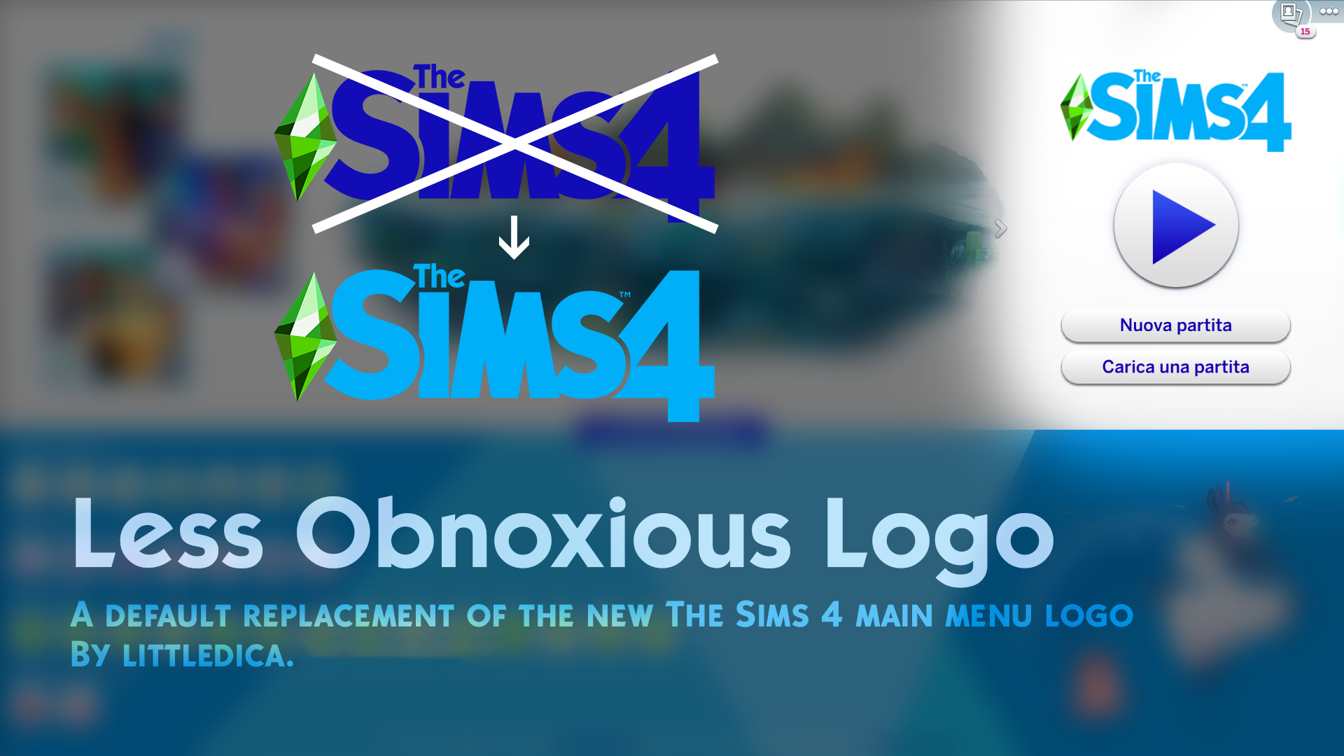 The Sims 4 Logo Main Menu Override 5d34d0ffca1ef 