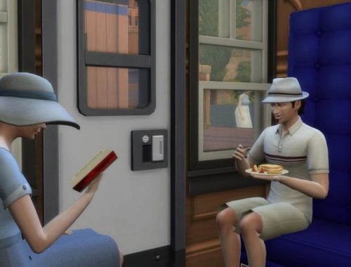 The Train Station at KyriaT’s Sims 4 World