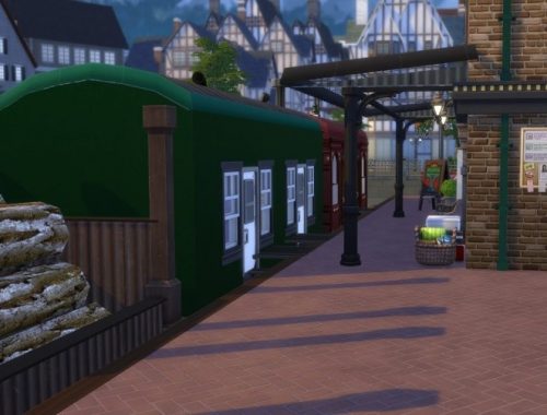 The Train Station at KyriaT’s Sims 4 World
