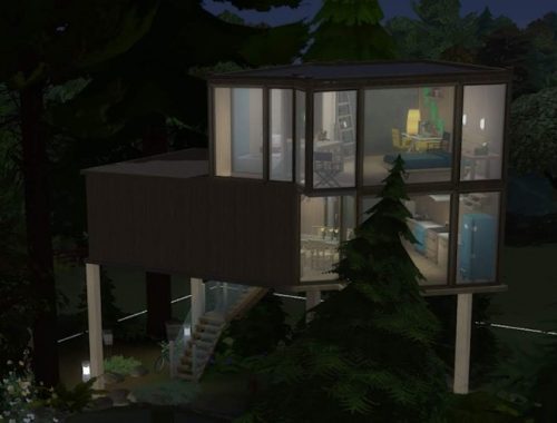 The Tree Top House at KyriaT’s Sims 4 World