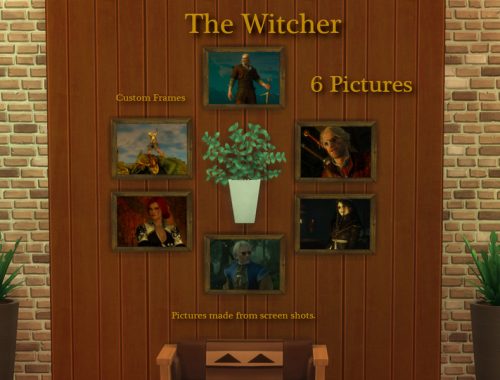 The Witcher - Rustic Frame