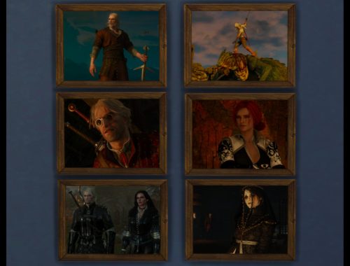 The Witcher - Rustic Frame