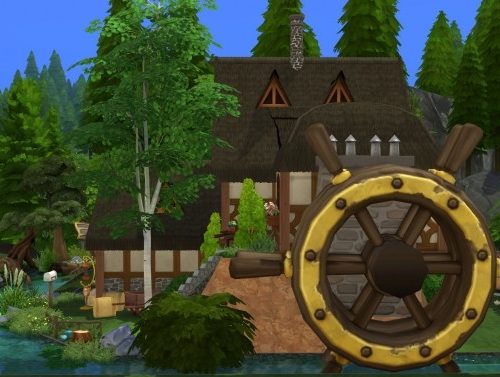 The Woodsmn’s Cottage CC Free by kiimy_2_Sweet at Mod The Sims