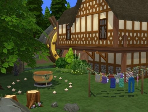 The Woodsmn’s Cottage CC Free by kiimy_2_Sweet at Mod The Sims