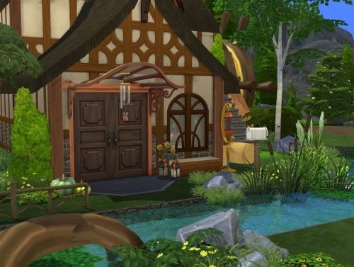 The Woodsmn’s Cottage CC Free by kiimy_2_Sweet at Mod The Sims
