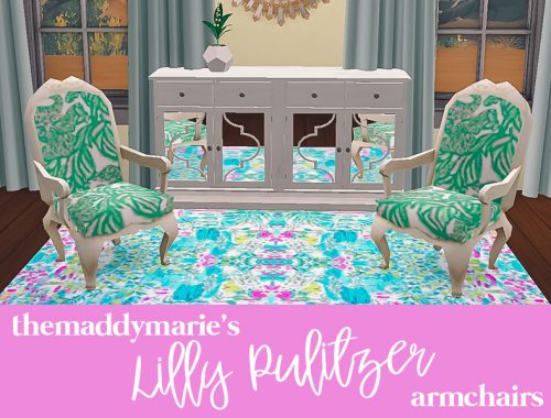 themaddymarie's Lilly Pulitzer armchair