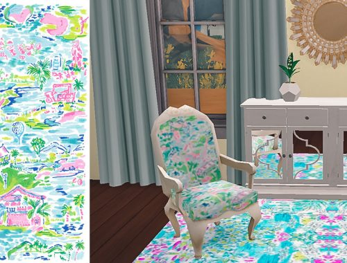 themaddymarie's Lilly Pulitzer armchair